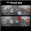 Image 1 : 1963 United States Proof Set in Whitman Plastic Holder