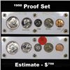 Image 1 : 1950 United States Proof Set in Capital Plastic Holder