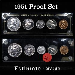 1951 United States Proof Set in Capital Plastic Holder
