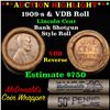 Image 1 : ***Auction Highlight*** Lincoln Wheat cent 1c orig roll, 1909-s end, VDB other end, WOW! (fc) (fc)