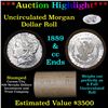 Image 1 : ***Auction Highlight*** 1889 & CC Uncirculated Morgan Dollar Shotgun Roll (fc)