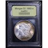 Image 4 : ***Auction Highlight*** 1885-o Rainbow Toned Morgan Dollar $1 Graded GEM+ Unc By USCG (fc)