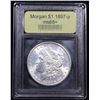 Image 4 : ***Auction Highlight*** 1897-p Morgan Dollar $1 Graded GEM+ Unc By USCG (fc)