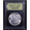 Image 4 : ***Auction Highlight*** 1880-o Micro 'o' Morgan Dollar $1 Graded Select+ Unc By USCG (fc)