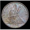 Image 2 : ***Auction Highlight*** 1858-p WB-101 VLDS Seated Half Dollar 50c Graded Select Unc By USCG (fc)