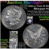 Image 1 : ***Auction Highlight*** 1890-cc Vam 1b R5 Morgan Dollar $1 Graded GEM Unc PL By USCG (fc)