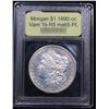 Image 4 : ***Auction Highlight*** 1890-cc Vam 1b R5 Morgan Dollar $1 Graded GEM Unc PL By USCG (fc)