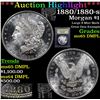 Image 1 : ***Auction Highlight*** 1880/1880-s Morgan Dollar $1 Graded GEM Unc DMPL By USCG (fc)
