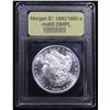 Image 4 : ***Auction Highlight*** 1880/1880-s Morgan Dollar $1 Graded GEM Unc DMPL By USCG (fc)