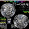 Image 1 : ***Auction Highlight*** 1921-p Vam 3I R5 'Meteor Shower' WOW! Morgan $1 Graded Select Unc PL By USCG
