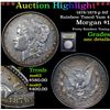 Image 1 : ***Auction Highlight*** 1878/1878-p 8tf Rainbow Toned Vam 4 Morgan Dollar $1 Graded Unc Details By U