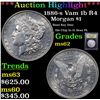 Image 1 : ***Auction Highlight*** 1886-s Vam 1b R4 Morgan Dollar $1 Graded Select Unc By USCG (fc)