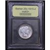 Image 4 : ***Auction Highlight*** 1915-d Barber Quarter 25c Graded Select+ Unc By USCG (fc)