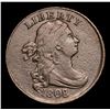 Image 2 : ***Auction Highlight*** 1808/7 C-2 Draped Bust Half Cent 1/2c Graded vf++ By USCG (fc)