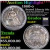 Image 1 : *Highlight Of Entire Auction* 1860-o Seated Liberty Dime 10c Graded Choice AU/BU Slider+ By USCG (fc