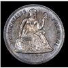 Image 2 : *Highlight Of Entire Auction* 1860-o Seated Liberty Dime 10c Graded Choice AU/BU Slider+ By USCG (fc