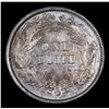 Image 3 : *Highlight Of Entire Auction* 1860-o Seated Liberty Dime 10c Graded Choice AU/BU Slider+ By USCG (fc