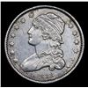 Image 2 : ***Auction Highlight*** 1833 B-1 Iv Die State Capped Bust Quarter 25c Graded Choice AU/BU Slider By 