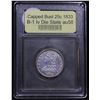 Image 4 : ***Auction Highlight*** 1833 B-1 Iv Die State Capped Bust Quarter 25c Graded Choice AU/BU Slider By 