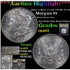 Image 1 : ***Auction Highlight*** 1880-o /o Micro 'o' vam 7 R5 Hit list 40 Morgan $1 Graded Select Unc By USCG