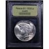 Image 4 : ***Auction Highlight*** 1935-p Peace Dollar $1 Graded GEM Unc By USCG (fc)