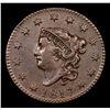 Image 2 : ***Auction Highlight*** 1817 N-8 Coronet Head Large Cent 1c Graded Select AU By USCG (fc)