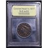 Image 4 : ***Auction Highlight*** 1817 N-8 Coronet Head Large Cent 1c Graded Select AU By USCG (fc)