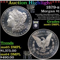 ***Auction Highlight*** 1879-s Morgan Dollar $1 Graded GEM Unc DMPL By USCG (fc)