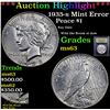 Image 1 : ***Auction Highlight*** 1935-s Mint Error Peace Dollar $1 Graded Select Unc By USCG (fc)