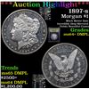 Image 1 : ***Auction Highlight*** 1897-s Morgan Dollar $1 Graded Choice Unc+ DMPL By USCG (fc)