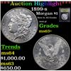 Image 1 : ***Auction Highlight*** 1899-s Morgan Dollar $1 Graded Select+ Unc By USCG (fc)