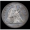Image 2 : *Highlight Of Entire Auction* 1870-cc OC-9 Seated Liberty $1 Graded Select Unc PL By USCG (fc)