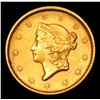 Image 2 : ***Auction Highlight*** 1851 Gold Dollar $1 Grades Select Unc (fc)