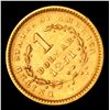 Image 3 : ***Auction Highlight*** 1851 Gold Dollar $1 Grades Select Unc (fc)