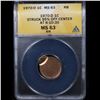 Image 2 : ANACS 1970-d Mint Error Lincoln Cent 1c Graded ms63 rb By ANACS