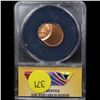 Image 3 : ANACS 1970-d Mint Error Lincoln Cent 1c Graded ms63 rb By ANACS