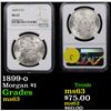 Image 1 : 1899-o Morgan Dollar $1 Graded ms63 By NGC