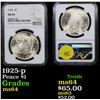 Image 1 : NGC 1925-p Peace Dollar $1 Graded ms64 By NGC