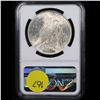 Image 3 : NGC 1922-p Peace Dollar $1 Graded ms63 By NGC