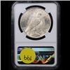 Image 3 : NGC 1925-p Peace Dollar $1 Graded ms63 By NGC