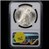 Image 3 : NGC 1924-p Peace Dollar $1 Graded ms64 By NGC