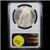 Image 3 : NGC 1923-p Peace Dollar $1 Graded ms63 By NGC