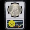 Image 3 : NGC 1923-p Peace Dollar $1 Graded ms64 By NGC