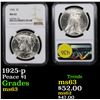 Image 1 : NGC 1925-p Peace Dollar $1 Graded ms63 By NGC