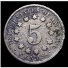 Image 3 : 1869 Shield Nickel 5c Grades vg details