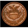 Image 2 : 1863 Crossed Cannons Civil War Token 1c Grades Choice AU/BU Slider