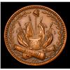 Image 3 : 1863 Crossed Cannons Civil War Token 1c Grades Choice AU/BU Slider