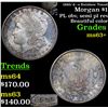 Image 1 : 1880/-8---s Rainbow Toned Morgan Dollar $1 Grades Select+ Unc