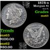 Image 1 : 1878-s Morgan Dollar $1 Grades Select Unc