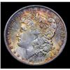 Image 2 : 1884/18-o Rainbow Toned Vam 4 Morgan Dollar $1 Grades Select Unc